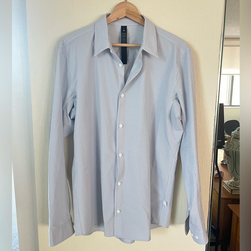 Lululemon Men's New Venture Slim-Fit Long-Sleeve Shirt